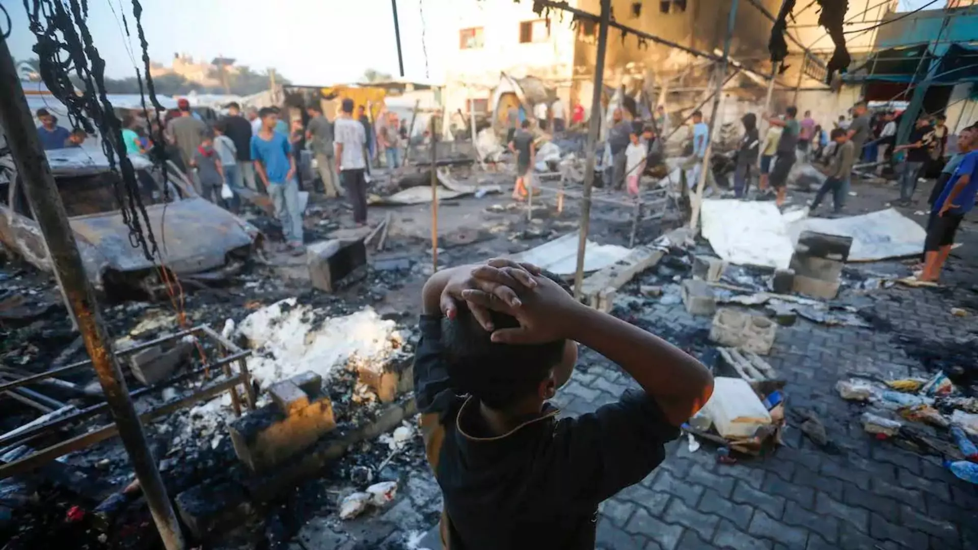 Palestinians Burned Alive After Israeli Gaza Hospital Bombing At Al-Aqsa Martyr’s Hospital in Gaza