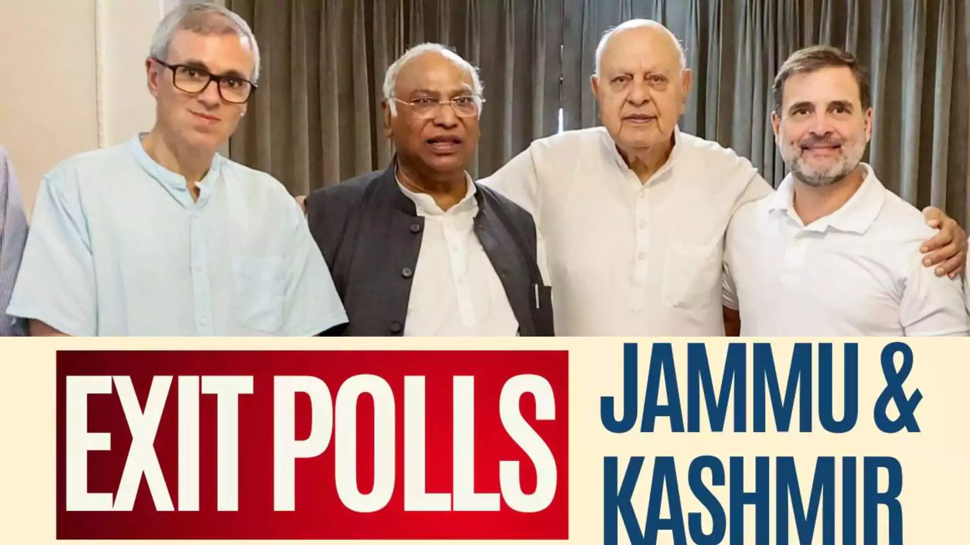 J-K Assembly Elections 2024: Exit Polls Predict Congress-NC Alliance Sweep The Floor