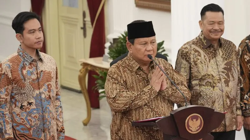 Indonesia’s Newly Sworn-in President President Prabowo Subianto Unveils New Cabinet, Promises Bold Reforms