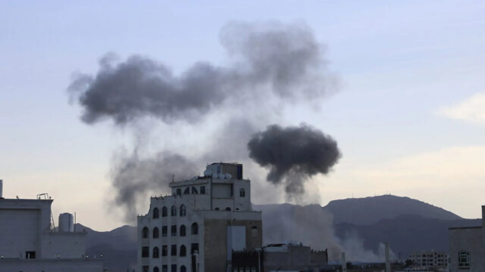 US & British Forces Target Houthi Military Sites In Yemen