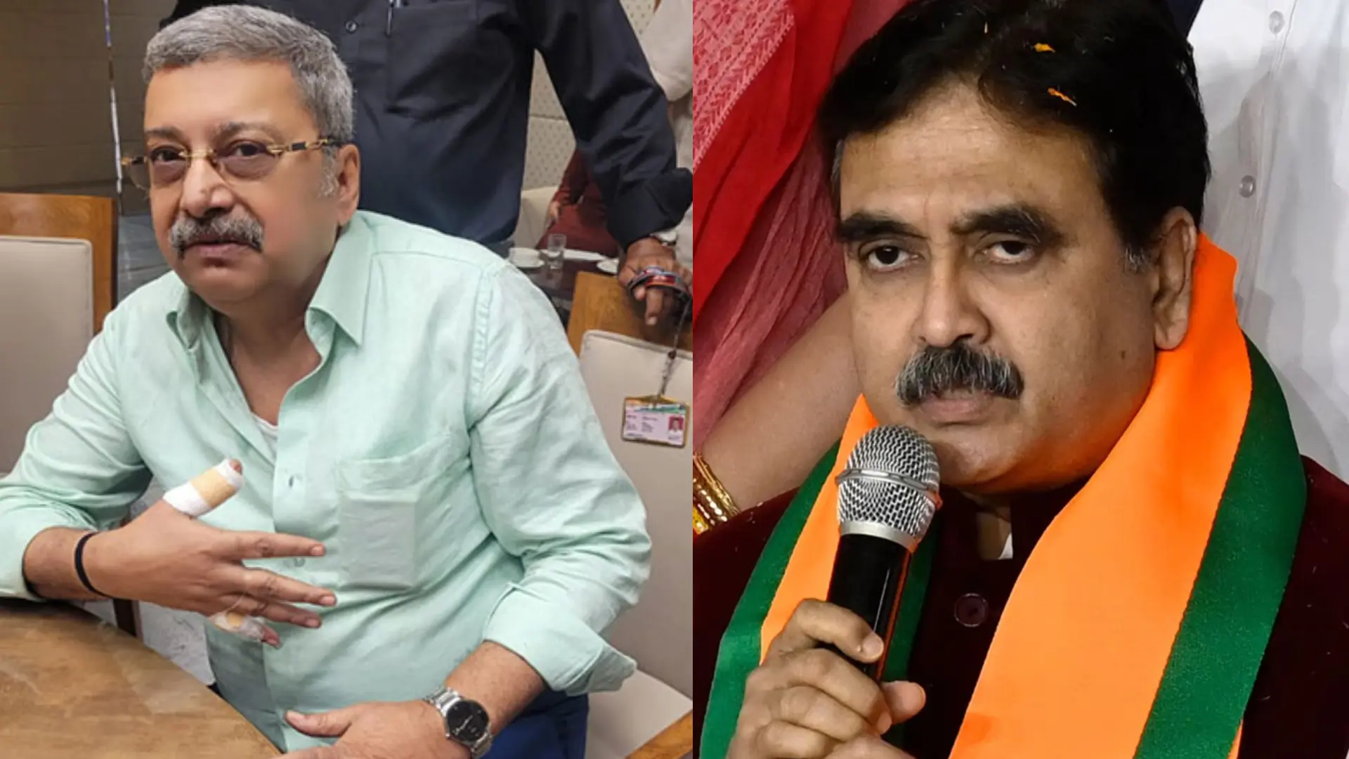 A Heated Arguement Between TMC Leader Kalyan Banerjee And BJP Leader Over Waqf Bill| WATCH