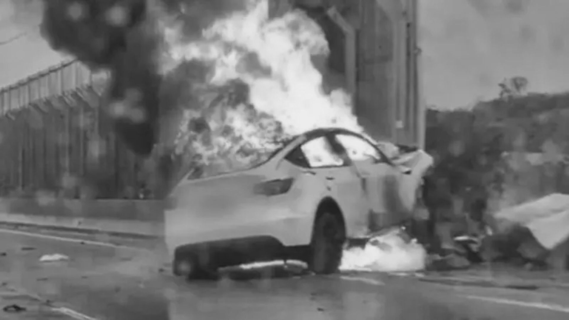 Tragedy Strikes As Tesla Car Fire Claims Four Lives In France