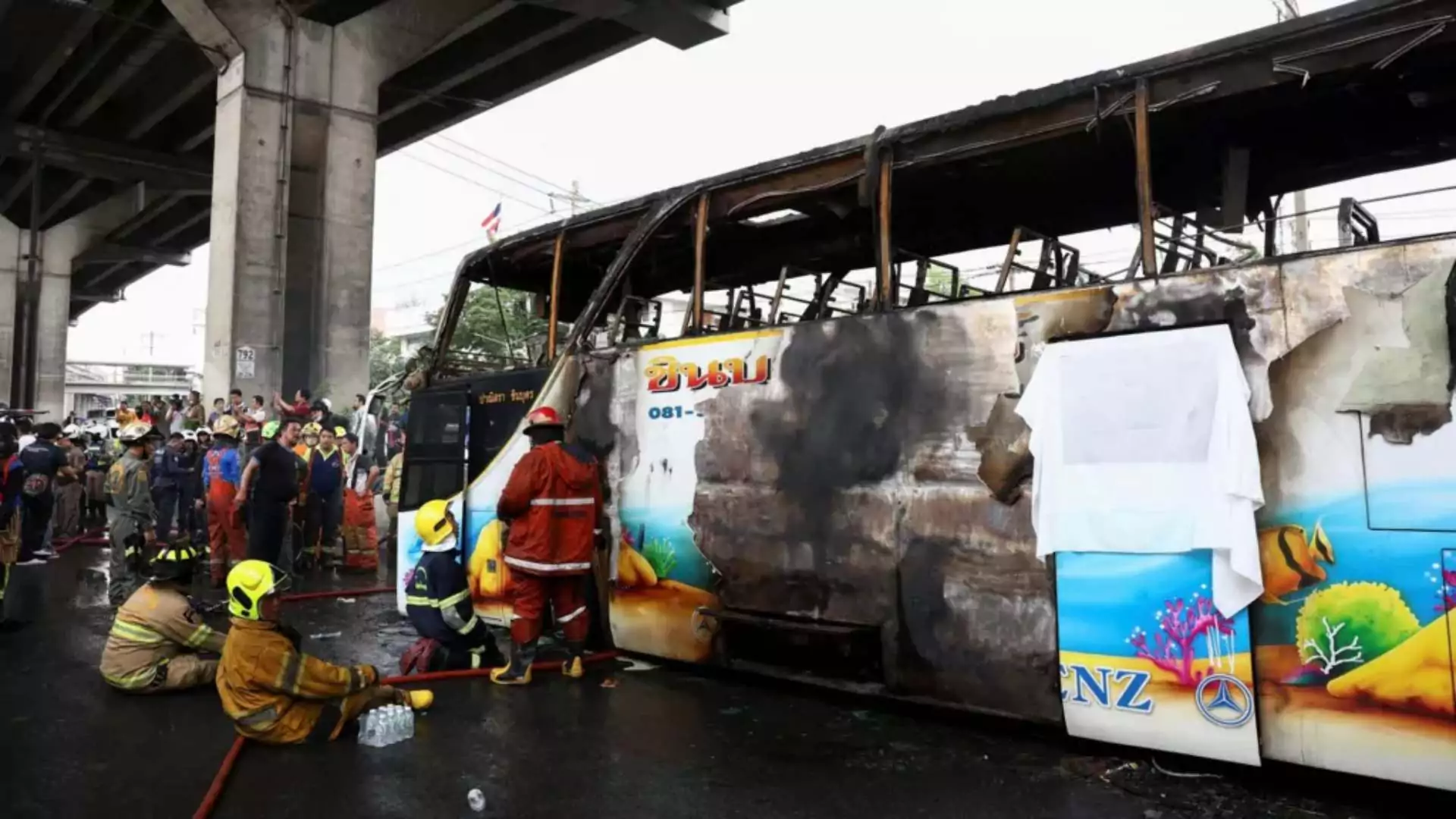 Thailand School Bus Blaze: 20 Students, 3 Teachers Killed