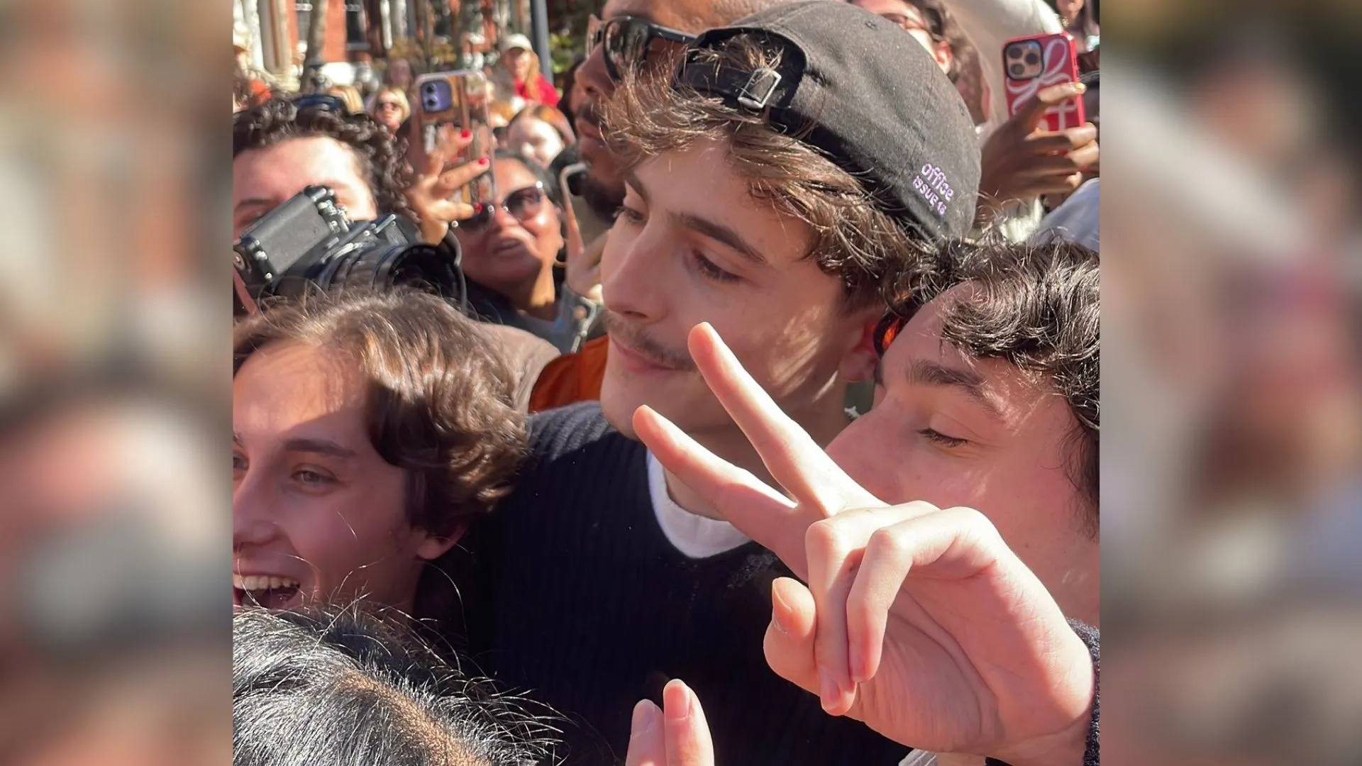 Watch: Timothée Chalamet Surprises Fans At Look-Alike Contest In Washington Square Park