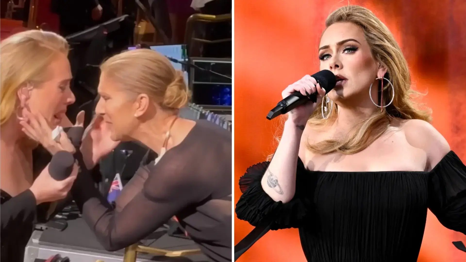 What Did Adele Tell Celine Dion During Their Teary-Eyed Reunion At Las Vegas Residency?