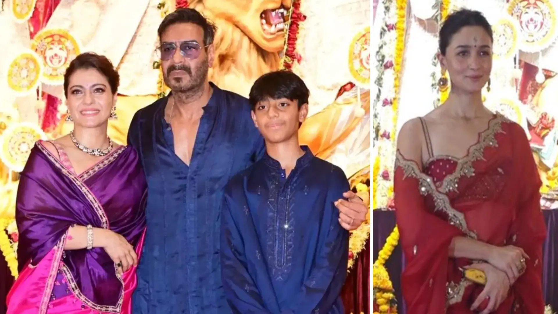 From Alia Bhatt To Ajay Devgn, Bollywood Immerses In The Durga Puja Festivities