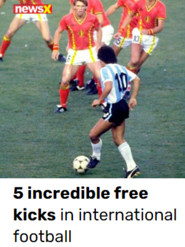 5 Incredible Free Kicks In International Football