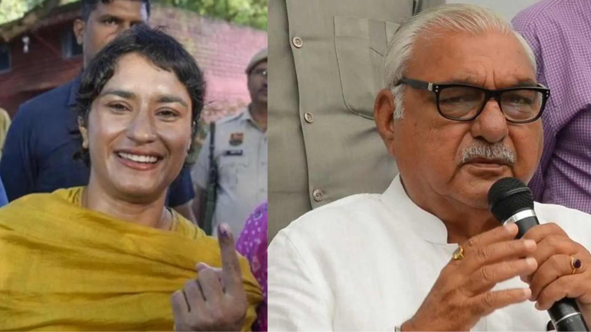 Haryana Elections 2024: Vinesh Phogat Trails in Jhulana, Bhupendra Singh Hooda Leads In Rohtak