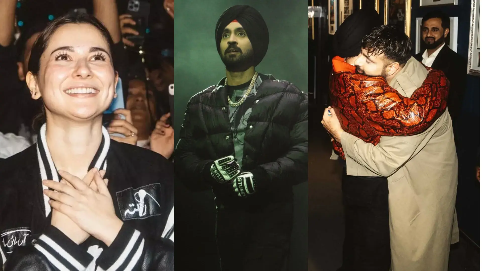 Badshah and Hania Amir Joins Diljit on Stage in Dil-luminati Concert In London