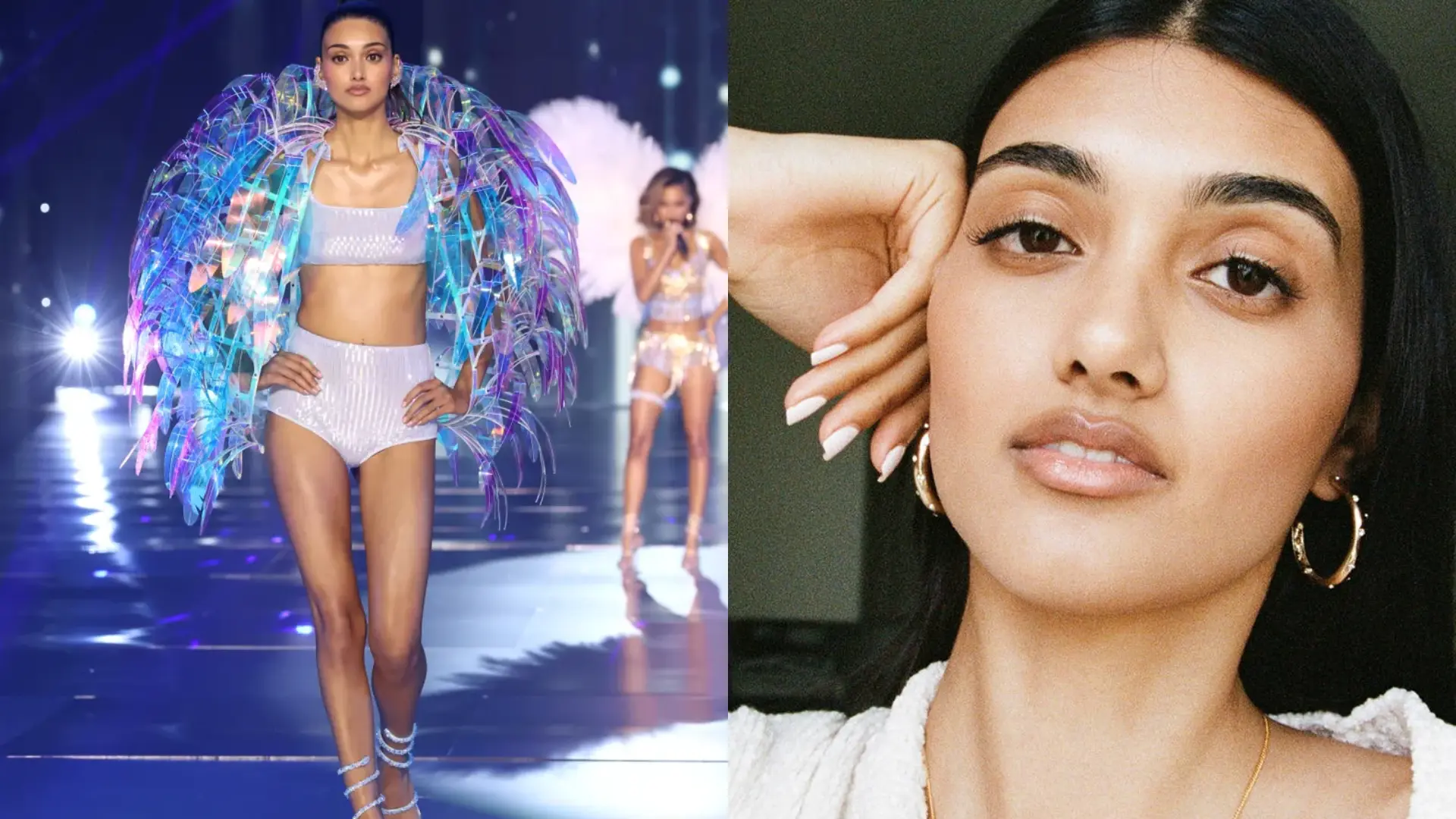 British-Indian Model Neelam Gill Makes DEBUT At Victoria Secret Fashion Show