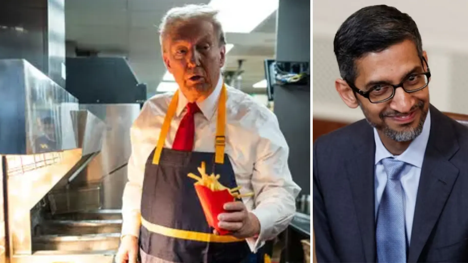 Why Did Sundar Pichai Call Donald Trump After His McDonald’s Visit And What Did He Say?