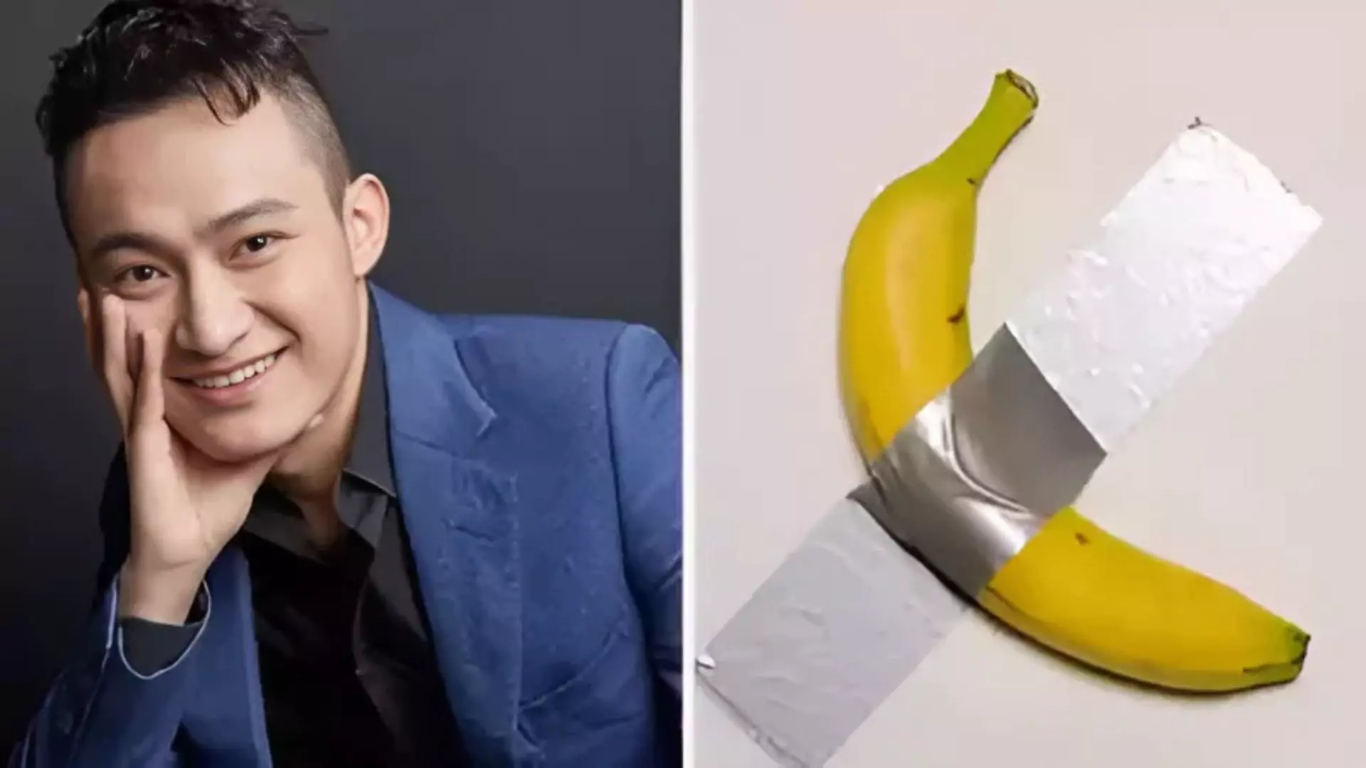 Cryptocurrency Entrepreneur Justin Sun Eats $6.2 Million Banana Artwork