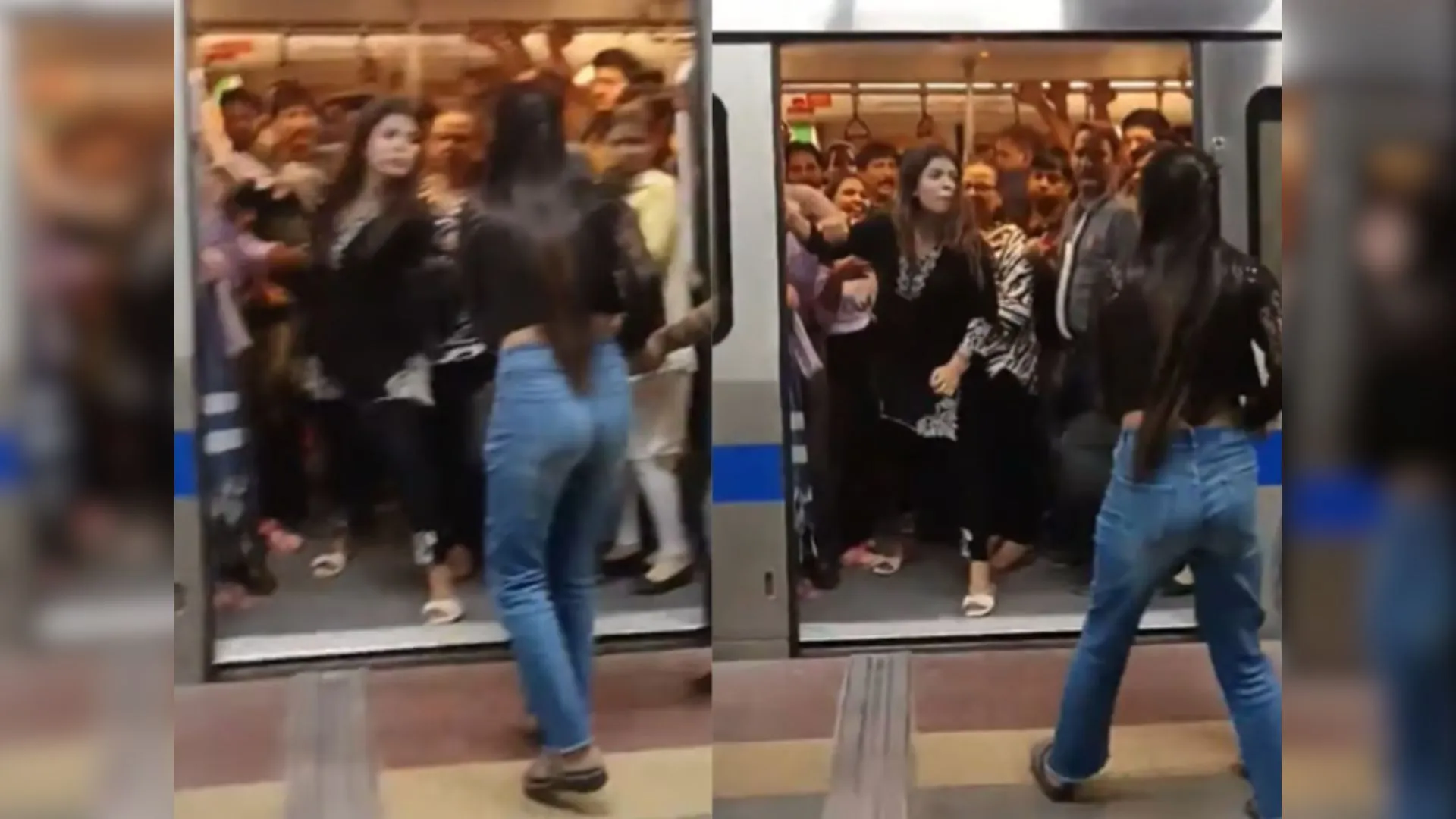 Delhi Metro Viral Video: Woman Pushes Passenger Out, Hurls Abuses In Heated Altercation