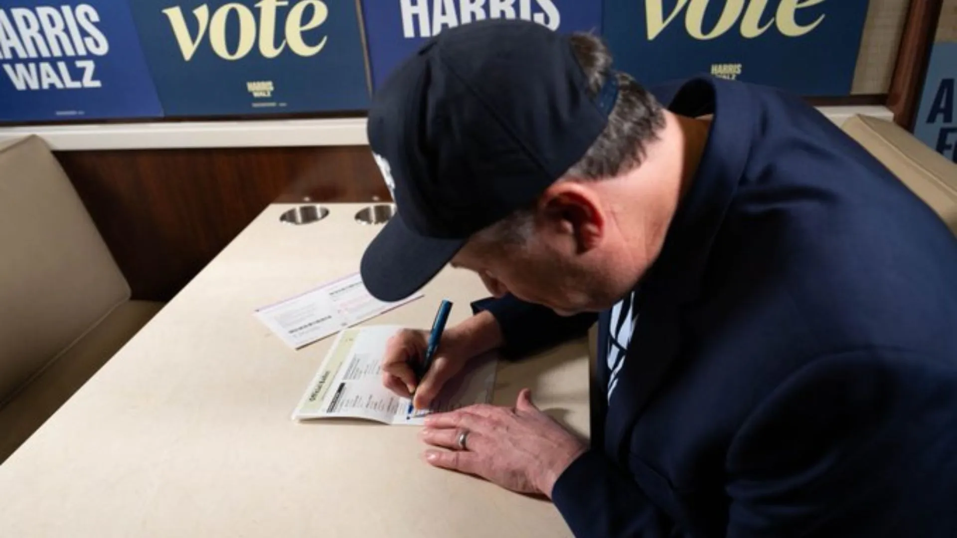 Will Never Forget: Dogh Emhoff Votes For ‘President Kamala Harris’ In California