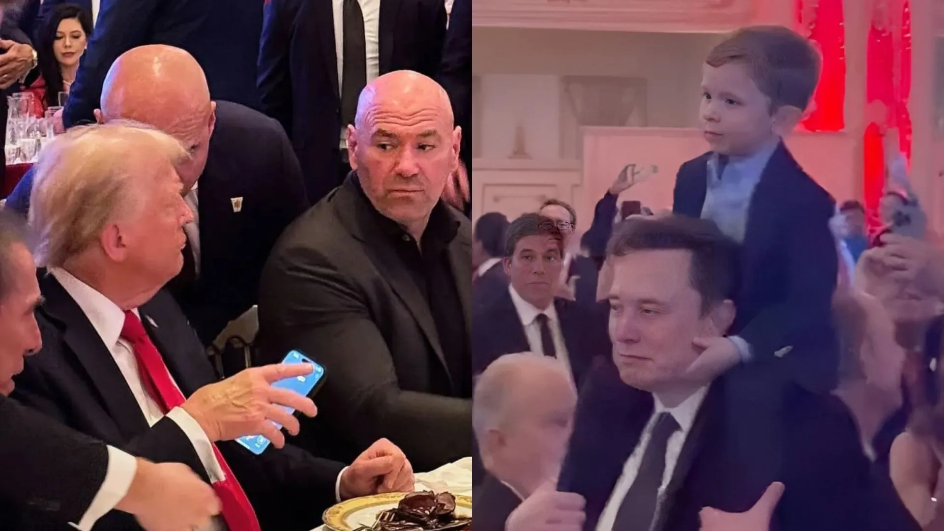 Elon Musk, Dana White Join Trump At Election Night Watch Party in Florida; See PICS