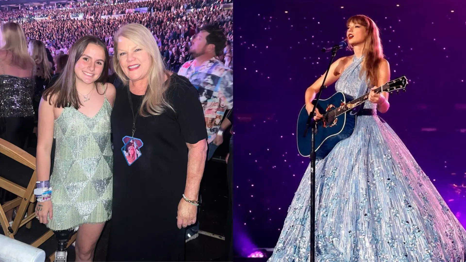 Taylor Swift’s Mama Invites Shark Attack Survivor For Eras Tour Concert