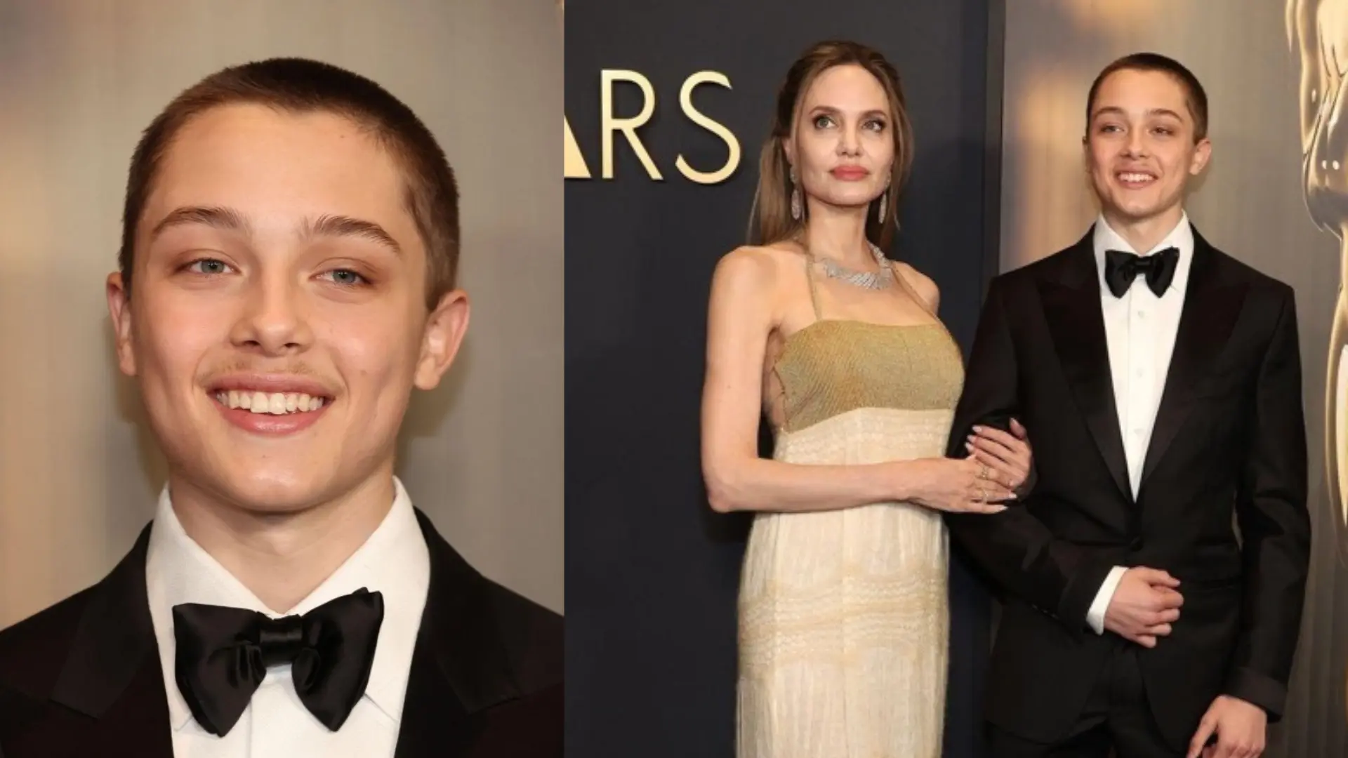 Angelina Jolie’s Youngest Son Knox Jolie-Pitt Makes ‘Rare Appearance’ In A Black Tux: Watch