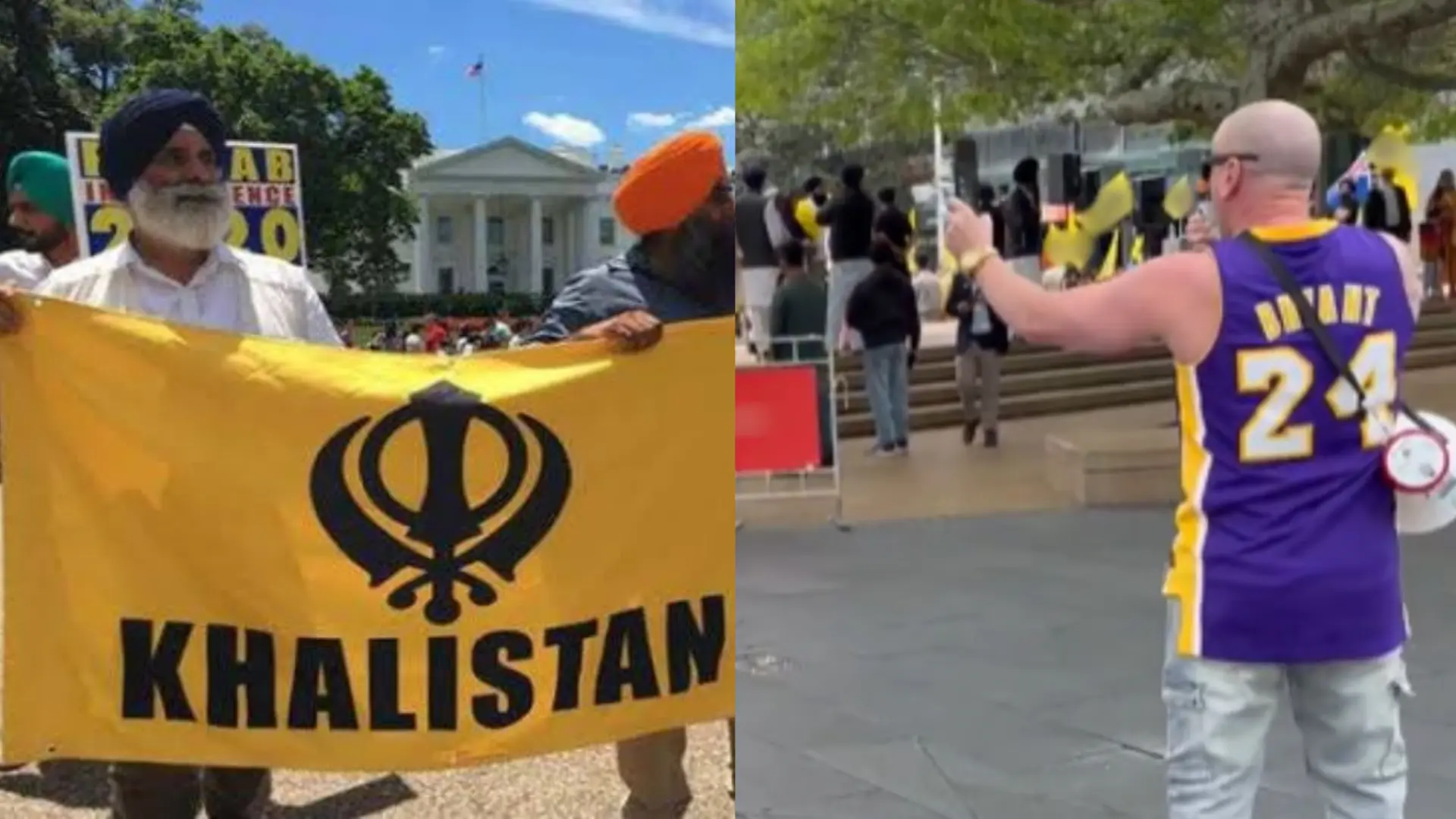 New Zealand Man Confronts Khalistan Supporters in Auckland, “Only the New Zealand Flag Flies Here”