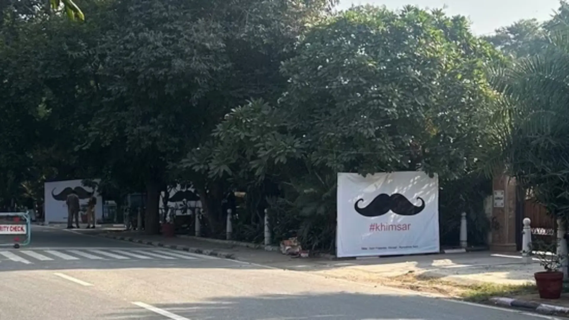 Moustache Posters Symbolize BJP’s Electoral Victory In Rajasthan