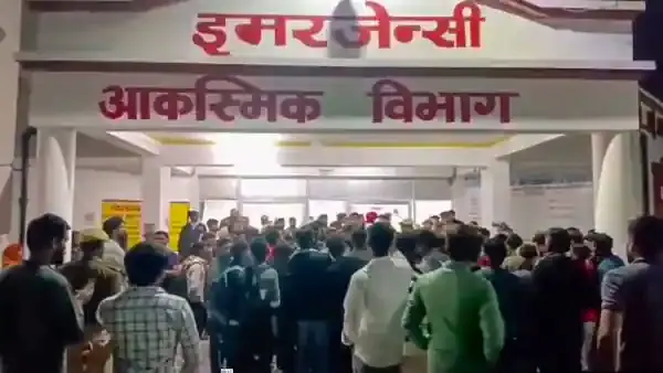 Parents Protest After Jhansi Hospital Fire Kills 10 Newborns, 16 Injured