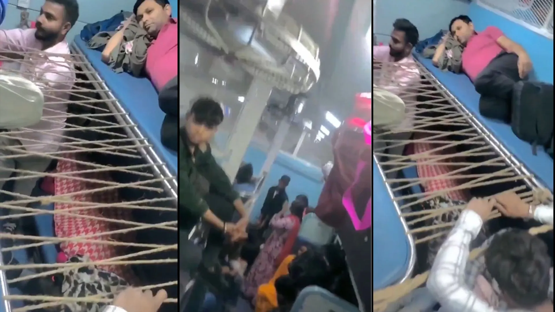 Viral Video: Watch This Passenger Weave Their Own Seat On A Packed Train!