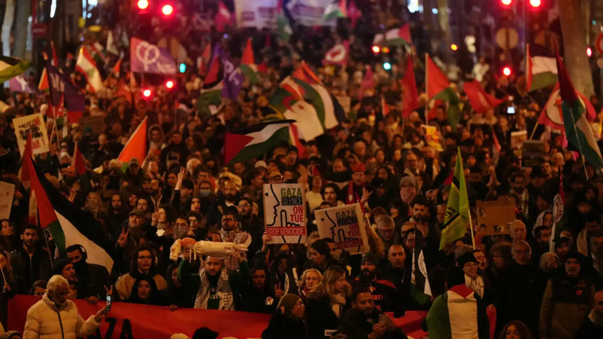 Protests Erupt In Paris Against Far-Right-Linked Pro-Israel Gala