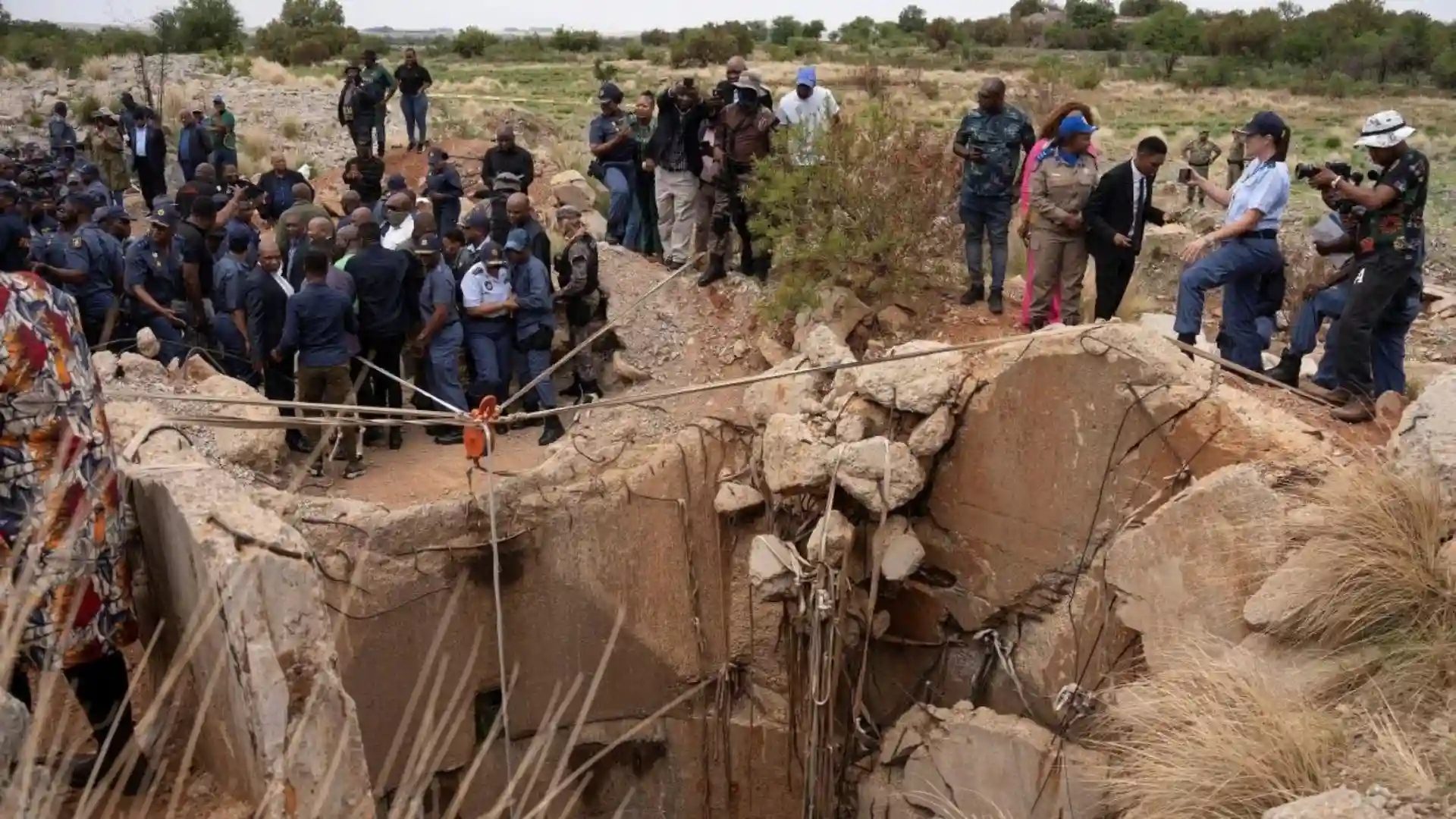 South African Court Lifts Blockade At Abandoned Goldmine, Allowing Trapped Miners To Exit