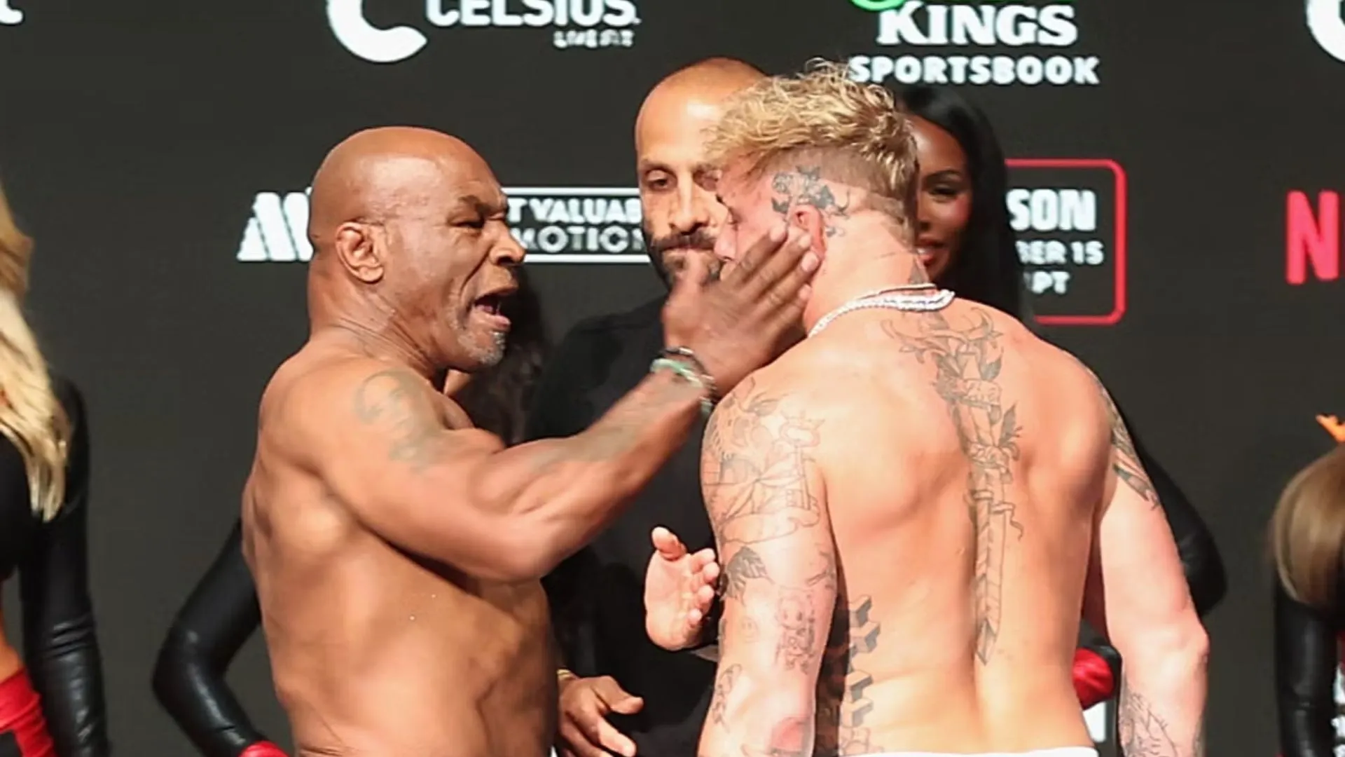 Tyson Slaps Paul At Weigh-In: ‘Talking’s Over,’ Says Boxing Legend