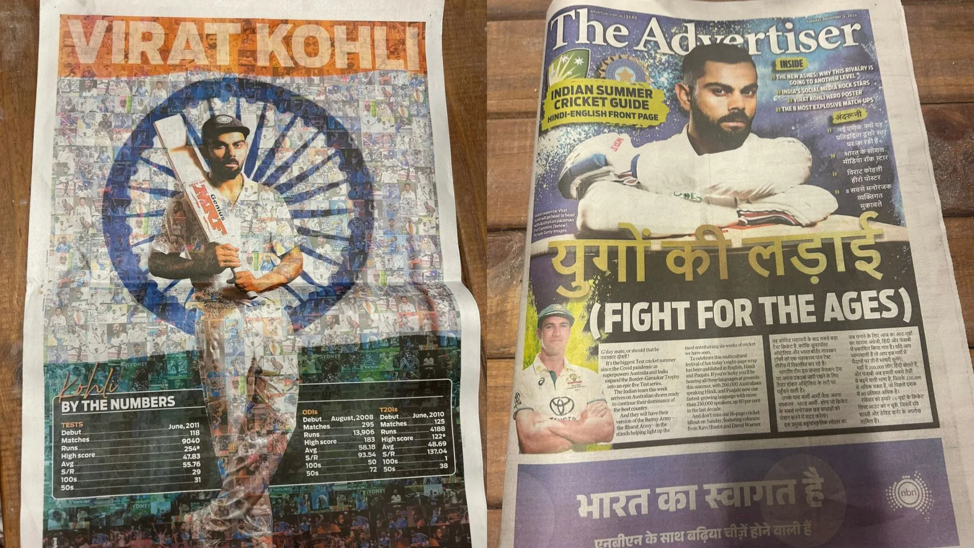 Kohli Fever Sweeps Australian Newspapers, Indian Cricket Icon In Spotlight