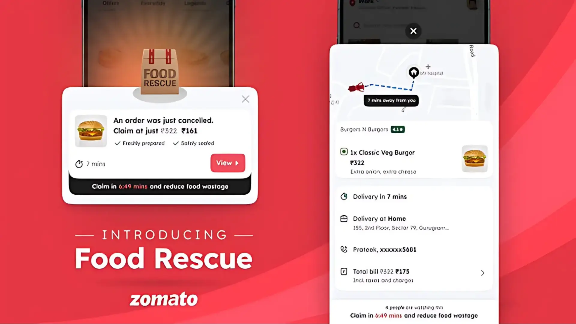 Zomato Launches Initiative To Curb Food Wastage With New ‘Food Rescue’ Feature For Canceled Orders