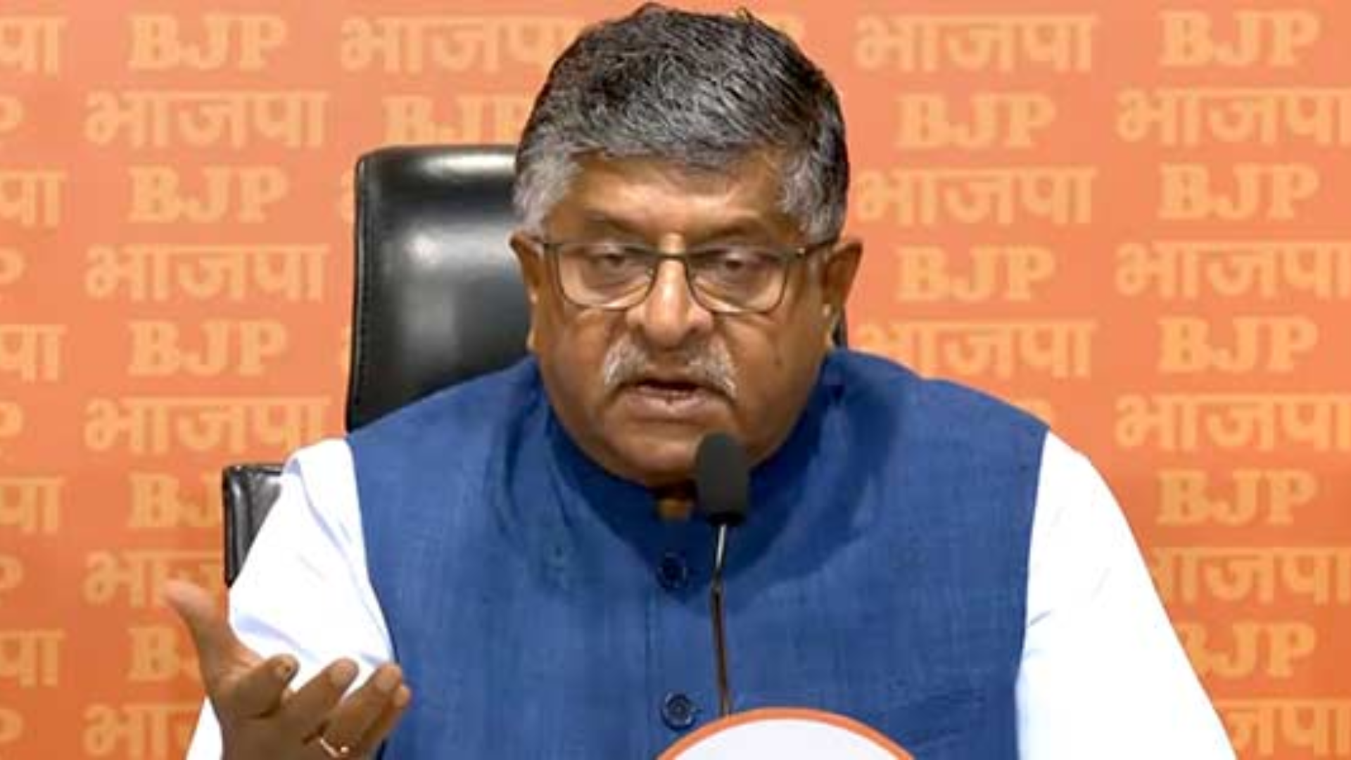 ‘Kharge And Rahul Must Aplogize From Nation’: Ravi Shankar Prasad