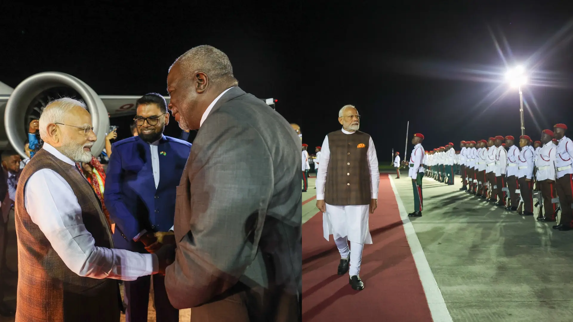 PM Modi Makes Historic Visit to Guyana: First Indian Prime Minister in 56 Years