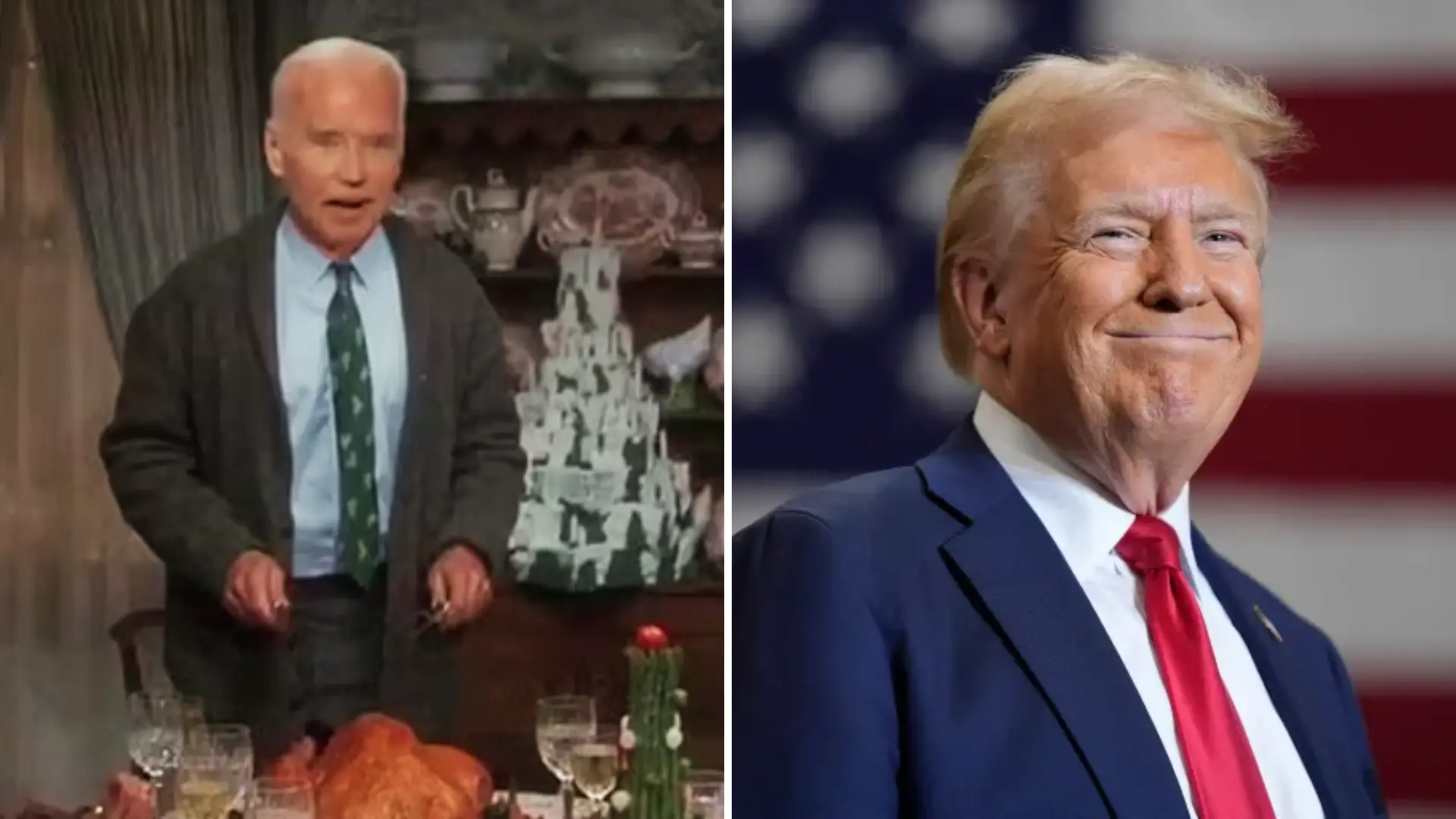 Donald Trumps Leaves The Internet Asking For More As He Roasts Democrats With A Thanksgiving Parody Video- WATCH!