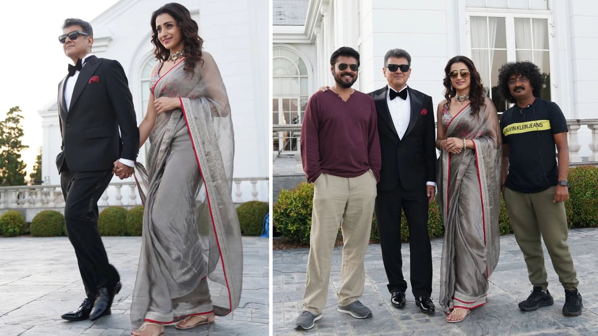 Ajith Kumar’s Vidaa Muyarchi Set For Pongal 2025: Ajith And Trisha Walk Hand-In-Hand, Fans Celebrate Their Stunning Looks!