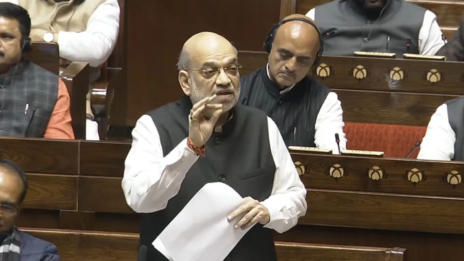 Indianness Can’t Be Seen Through Foreign Glasses: Amit Shah Jibes At Congress In Rajya Sabha