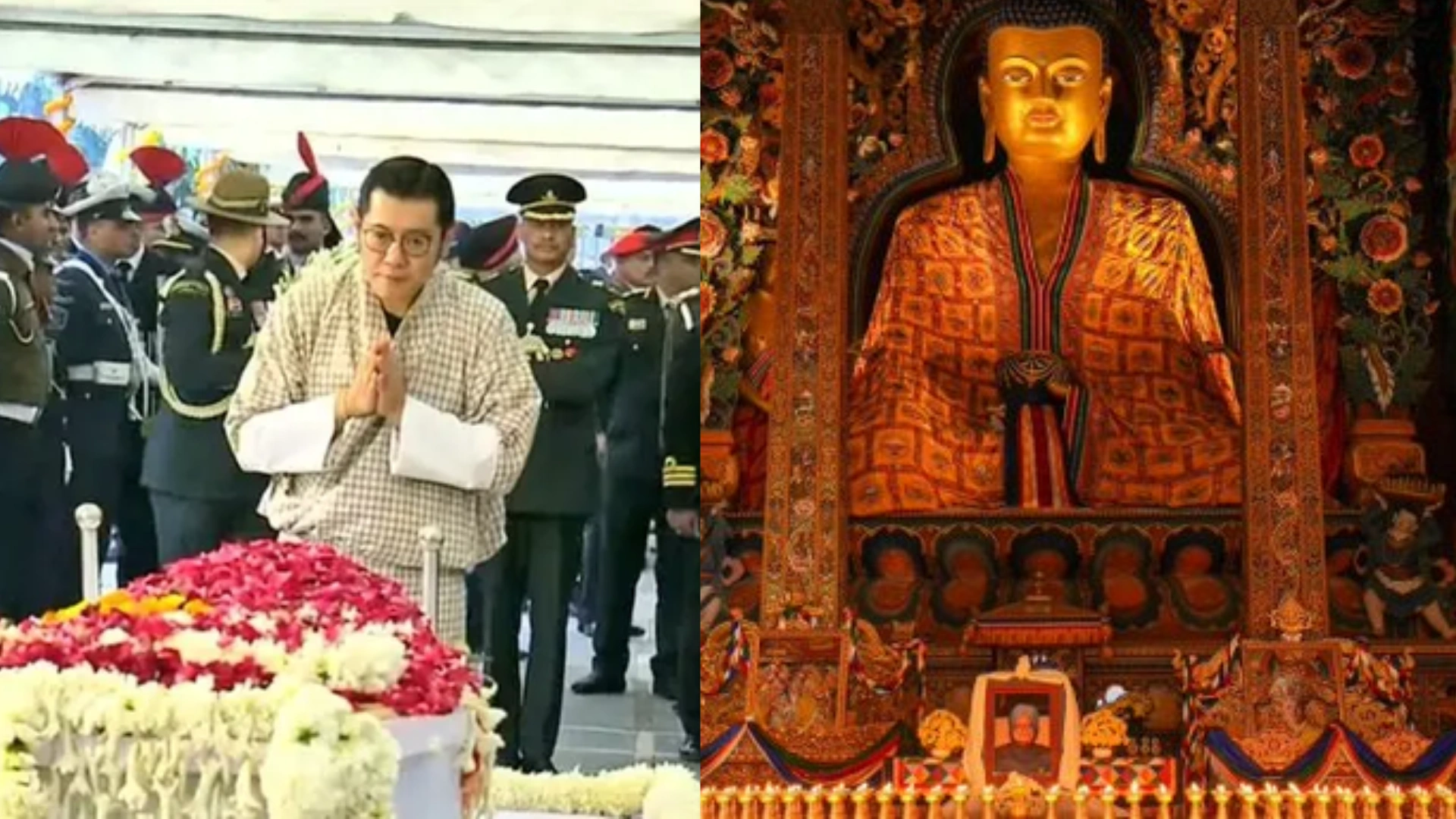 Bhutan’s King, Mauritius Foreign Minister Pay Tribute To India’s Former PM Manmohan Singh At State Funeral