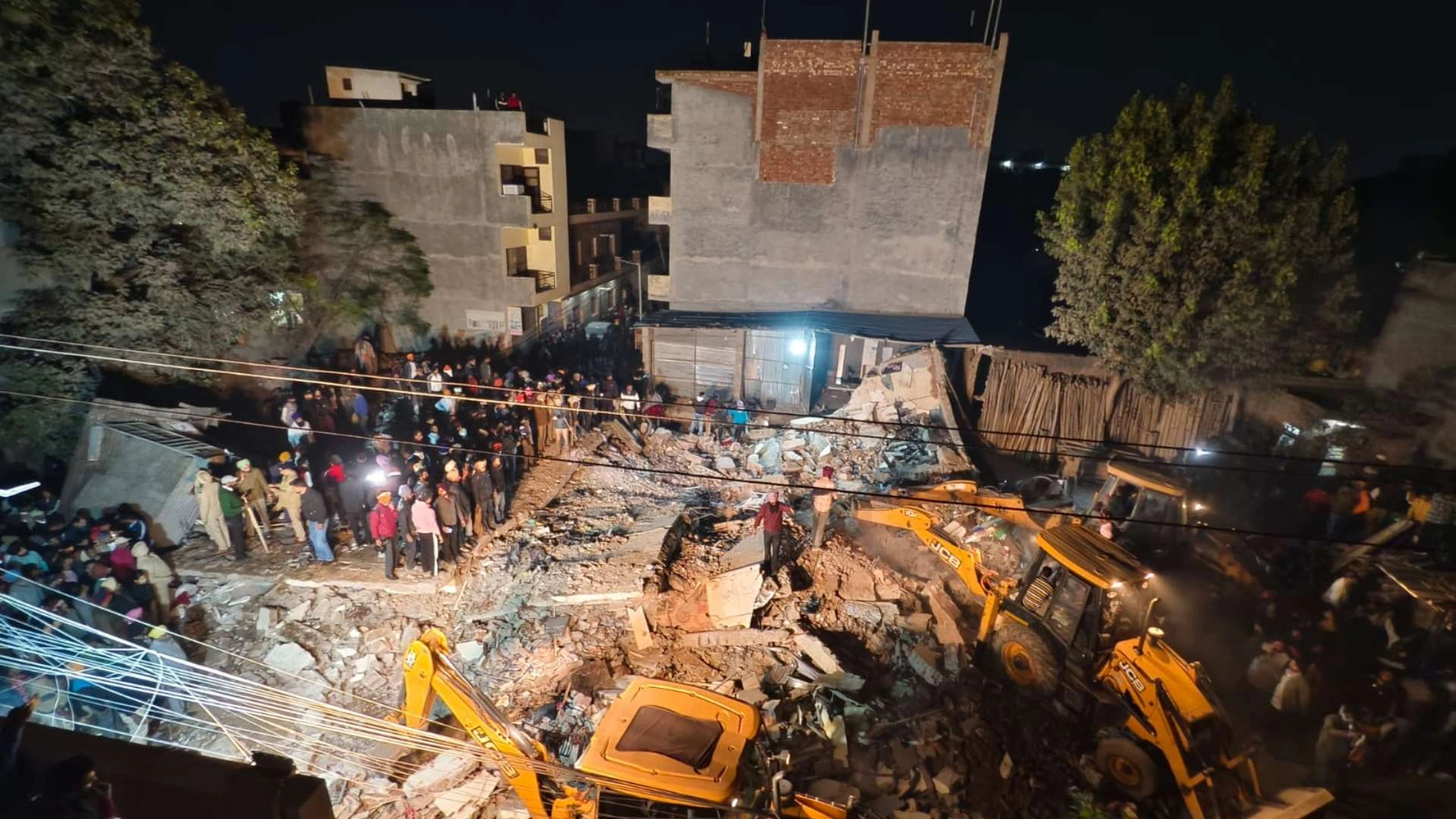 15 Feared Trapped As Building Collapses In Punjab’s Mohali: Rescue Operations Underway