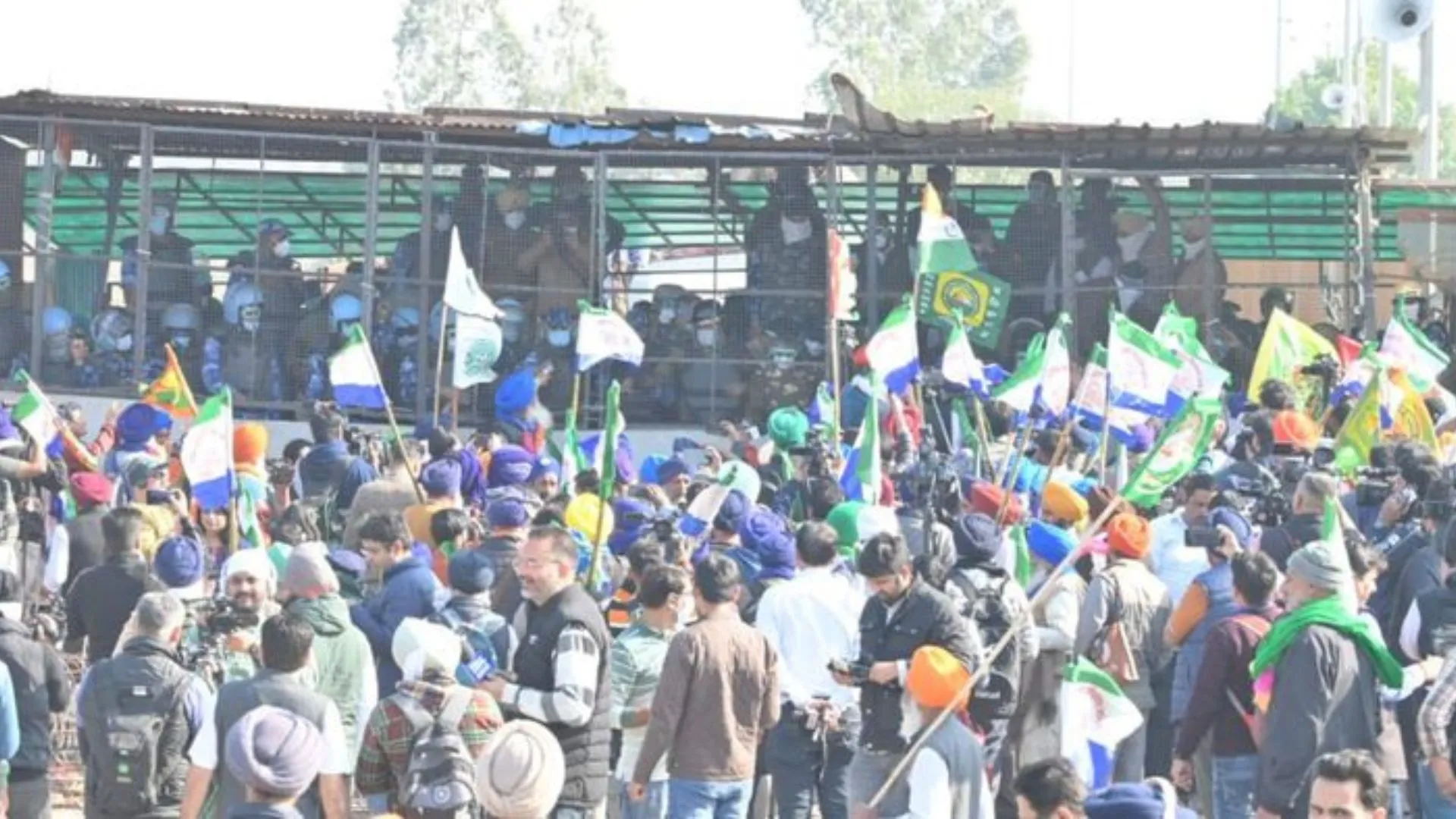 Farmers’ Delhi Chalo March Halted After Tear Gas Clash With Haryana Police