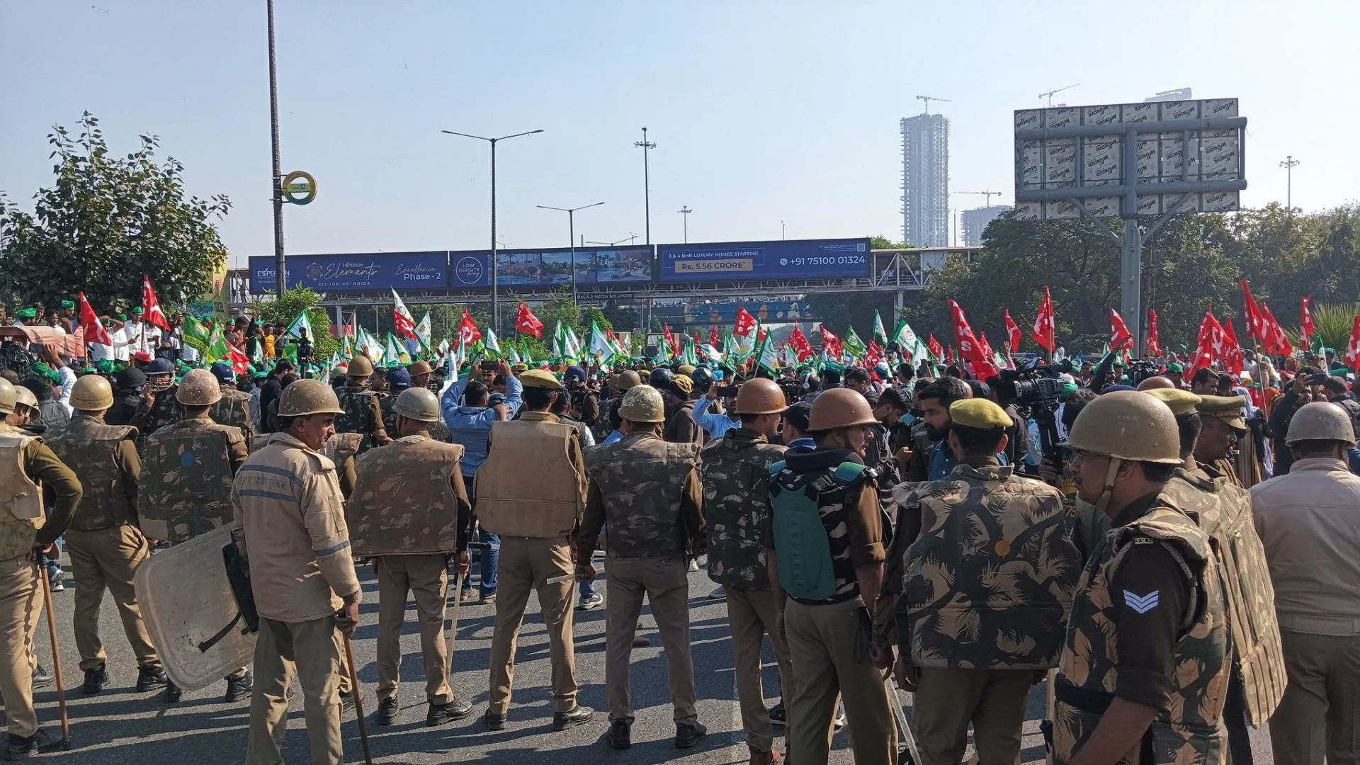 Over 160 Farmers Arrested In Noida For Protesting