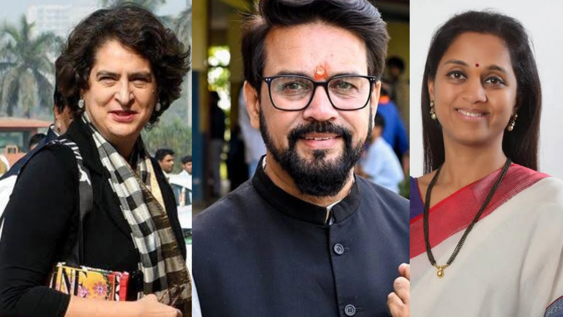 Priyanka Gandhi Vadra, Supriya Sule, Anurag Singh Thakur Named As Members Of Joint Parliament Committee For ‘One Nation, One Election’