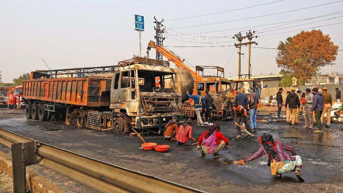 LPG Tanker Blast On Jaipur-Ajmer Highway Kills 14, Injures 23: Driver’s Escape Raises Questions