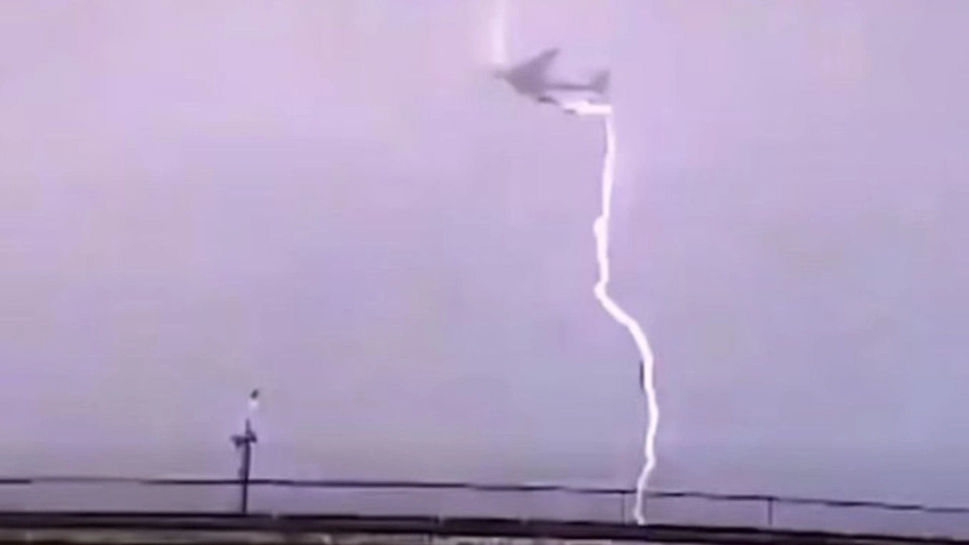 Terrifying Lightning Strike Hits Jet Mid-Air During European Storm; Photo Surfaces