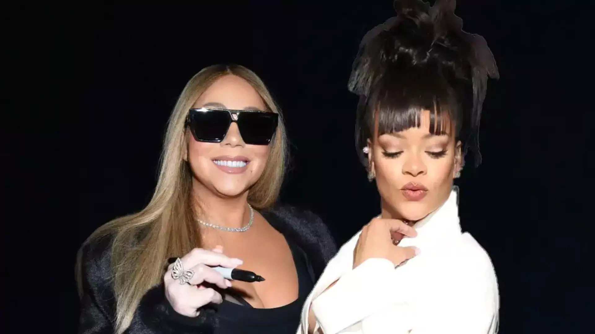 ‘Is Signing My Tit’: Mariah Carey Celebrates Her Return to Stage by Signing Rihanna’s Breast