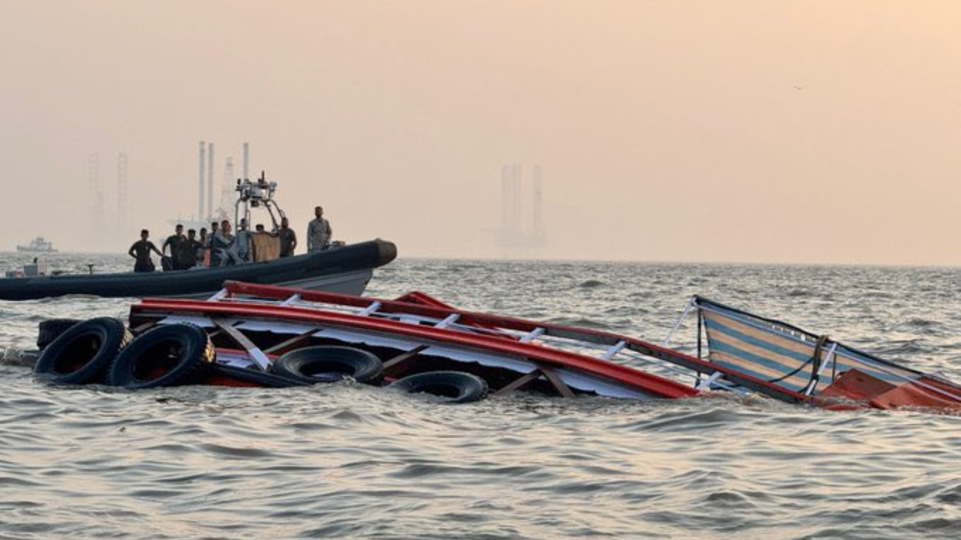 Tragic Video Of Mumbai Ferry Capsizing Goes Viral | WATCH