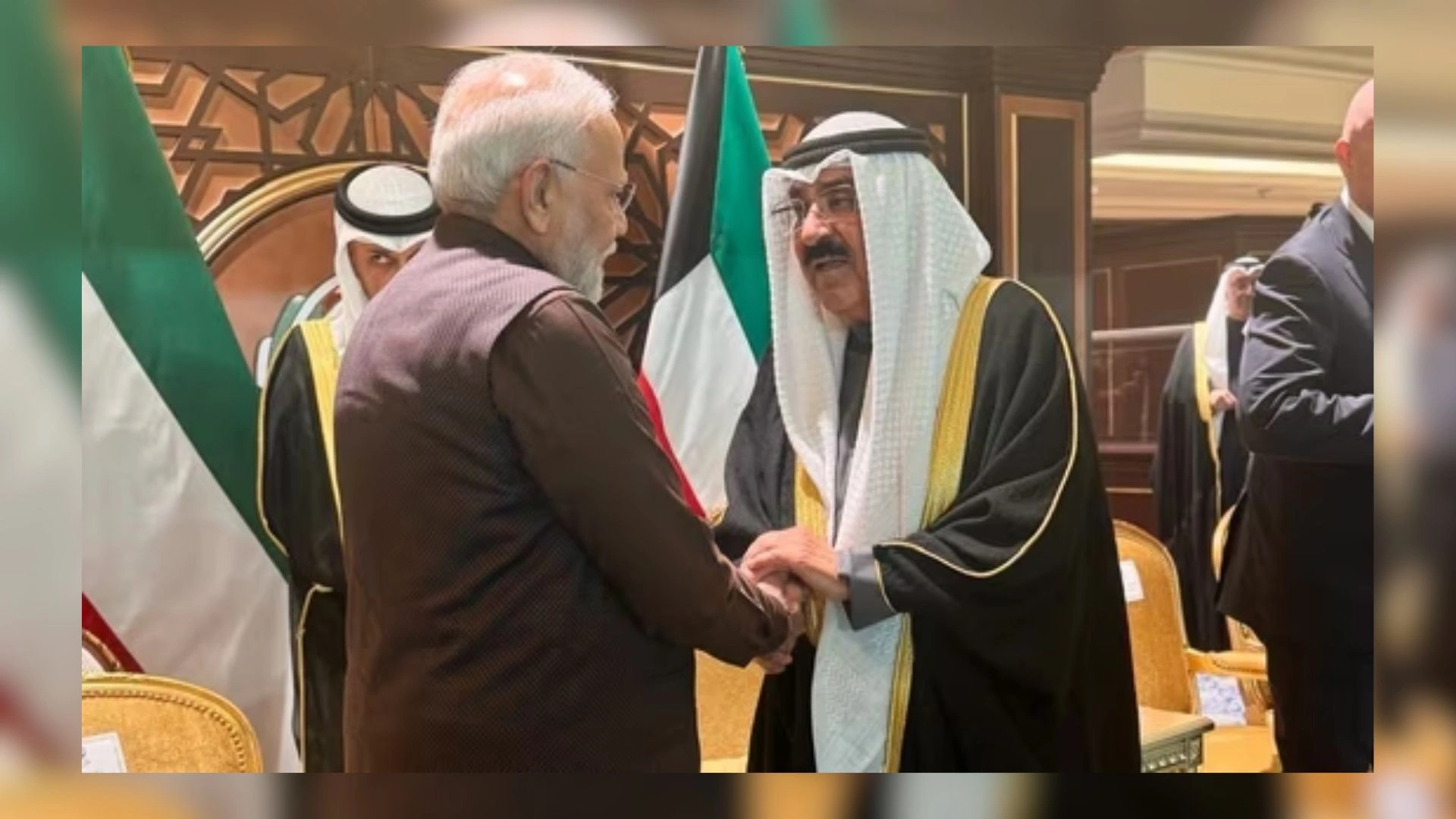 PM Narendra Modi Meets Emir Of Kuwait, Attends Opening Ceremony Of Arabian Gulf Cup