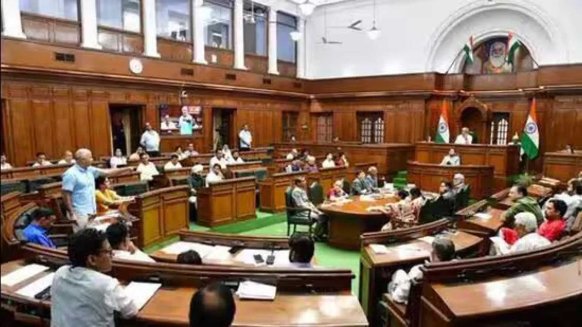 AAP And BJP Lawmakers Clash Over Law And Order, Delhi Assembly Adjourned For 10 Minutes