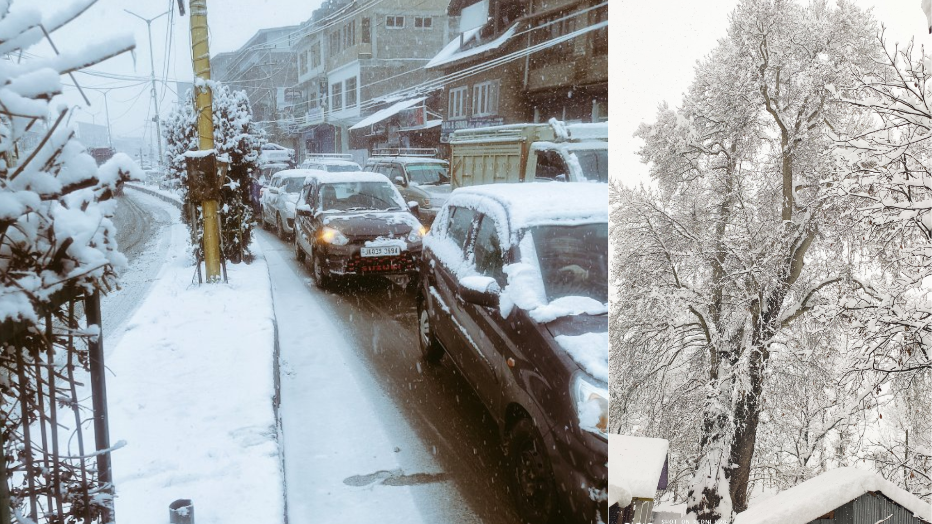 Snow-Coated Kashmir! Fresh Showfall Impacts Flights, Rail, and Road Services