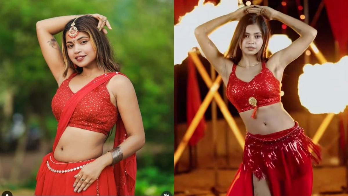 Hot New Viral Video: Sona Dey’s Dazzling Dance In Red Dress Is Setting Social Media On Fire – Watch Now!