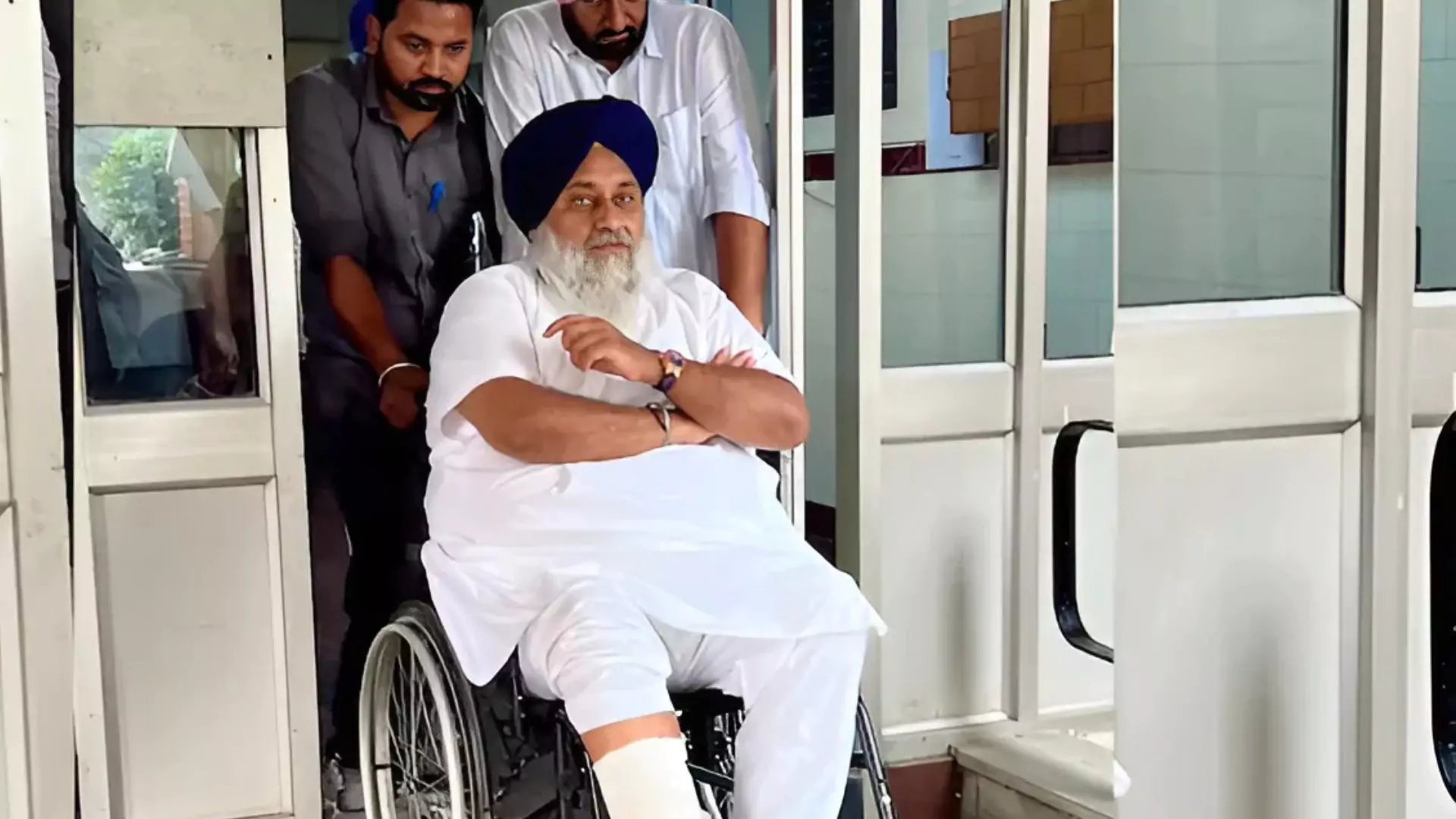 Wheelchair-Bound Sukhbir Singh Badal Asked To Clean Toilets By Akal Takht For Religious Misconduct