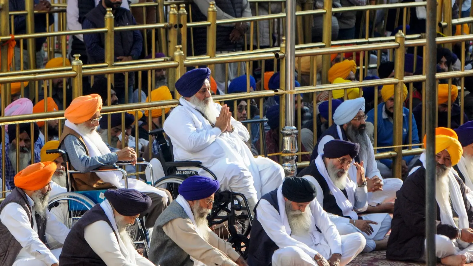 Man Attempts To Shoot Sukhbir Badal At Amritsar’s Golden Temple, Arrested